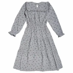 Robe Coton Bio Museline Sarah | Bleu