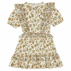 Robe Courte Indiana | Blanc cassé