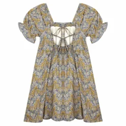 Robe courte Liberty | Bleu Vert