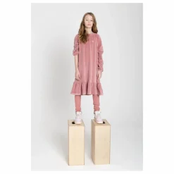 Robe courte volant | Blush