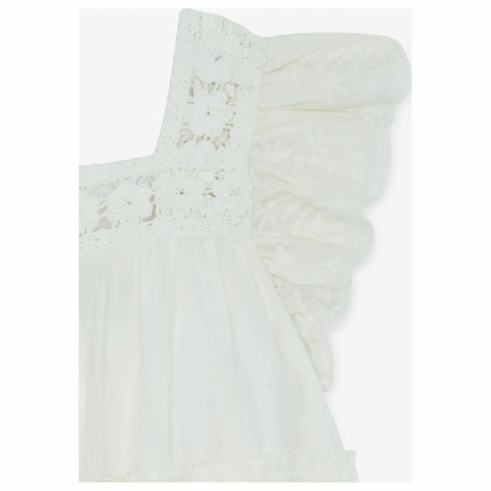 Robe Crochet Nereide | Ecru