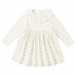 Robe Côtelée | Ecru