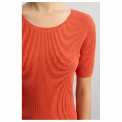 Robe Côtelée Coton Bio - Collection Femme | Orange