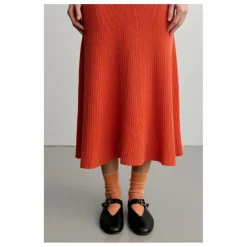 Robe Côtelée Coton Bio - Collection Femme | Orange