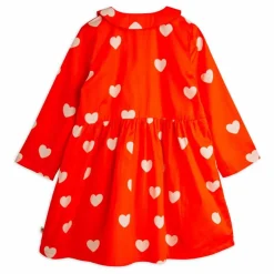 Robe Cœurs Coton Bio | Rouge