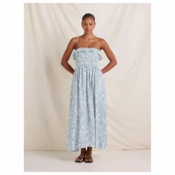 Robe Daffodil Lin | Bleu