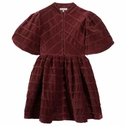 Robe Daisy Velours | Lie de vin