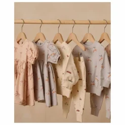Robe Darla Nœuds Coton Bio | Saumon