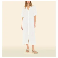 Robe Dayton Popeline de Coton | Blanc