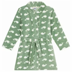 Robe de Chambre Baleines | Sauge