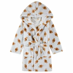 Robe de Chambre Football Fibres Recyclées | Gris