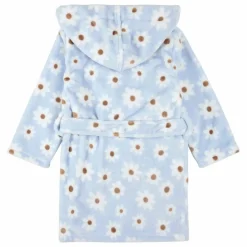 Robe de Chambre Marguerites Fibres Recyclées | Bleu Clair
