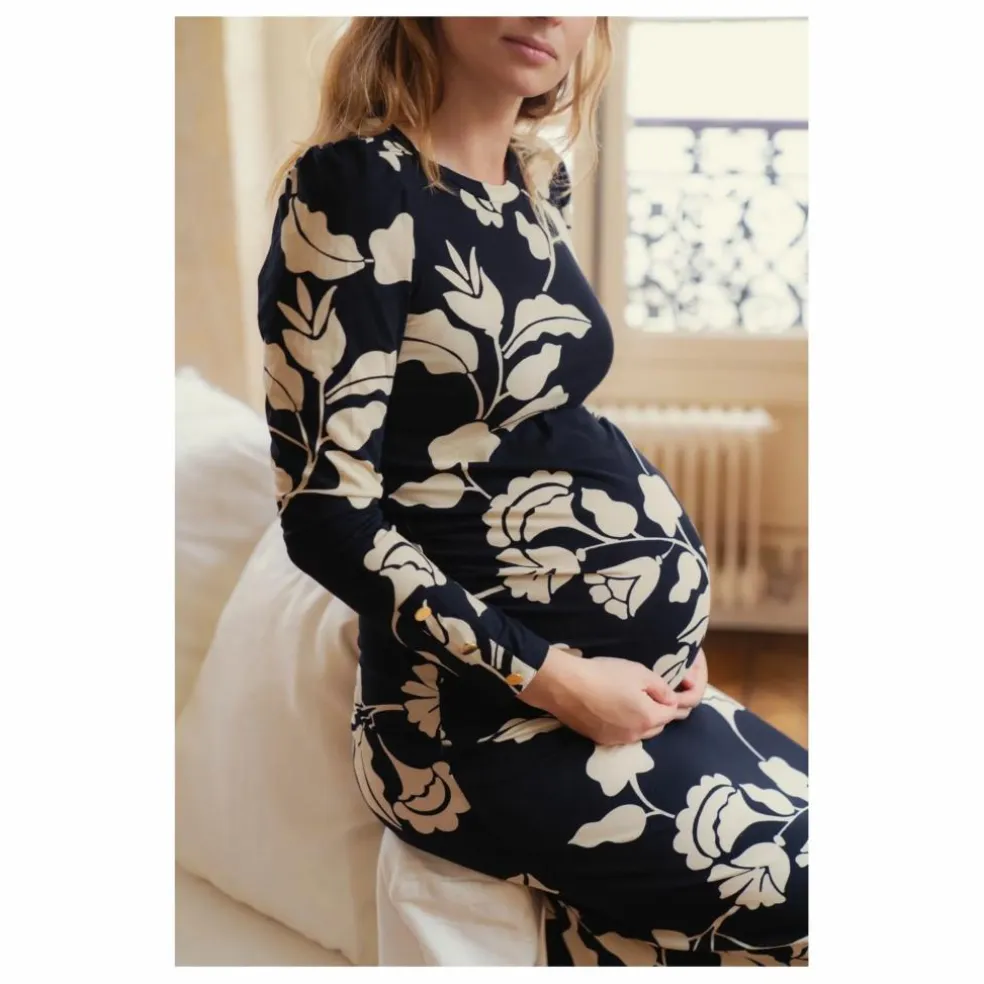 Robe de Grossesse Thelma Tokyo | Noir