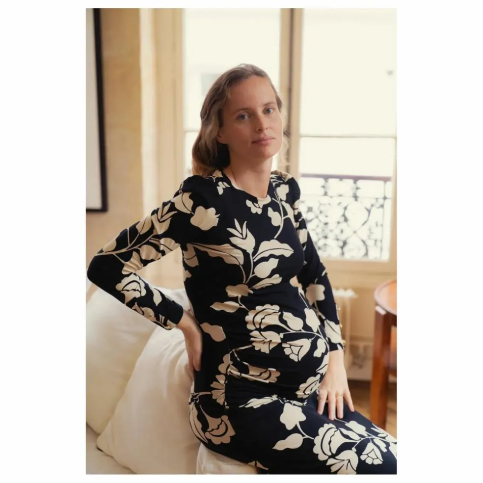 Robe de Grossesse Thelma Tokyo | Noir