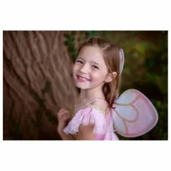 Robe de papillon avec ses ailes dorées