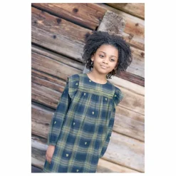 Robe Delia | Vert foncé