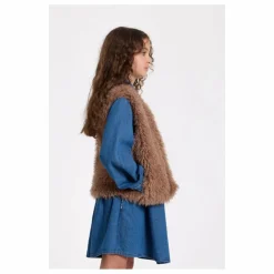 Robe Denim Brodée Shirley | Bleu jean