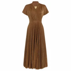 Robe Derby Métallisée | Tabac