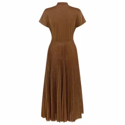 Robe Derby Métallisée | Tabac