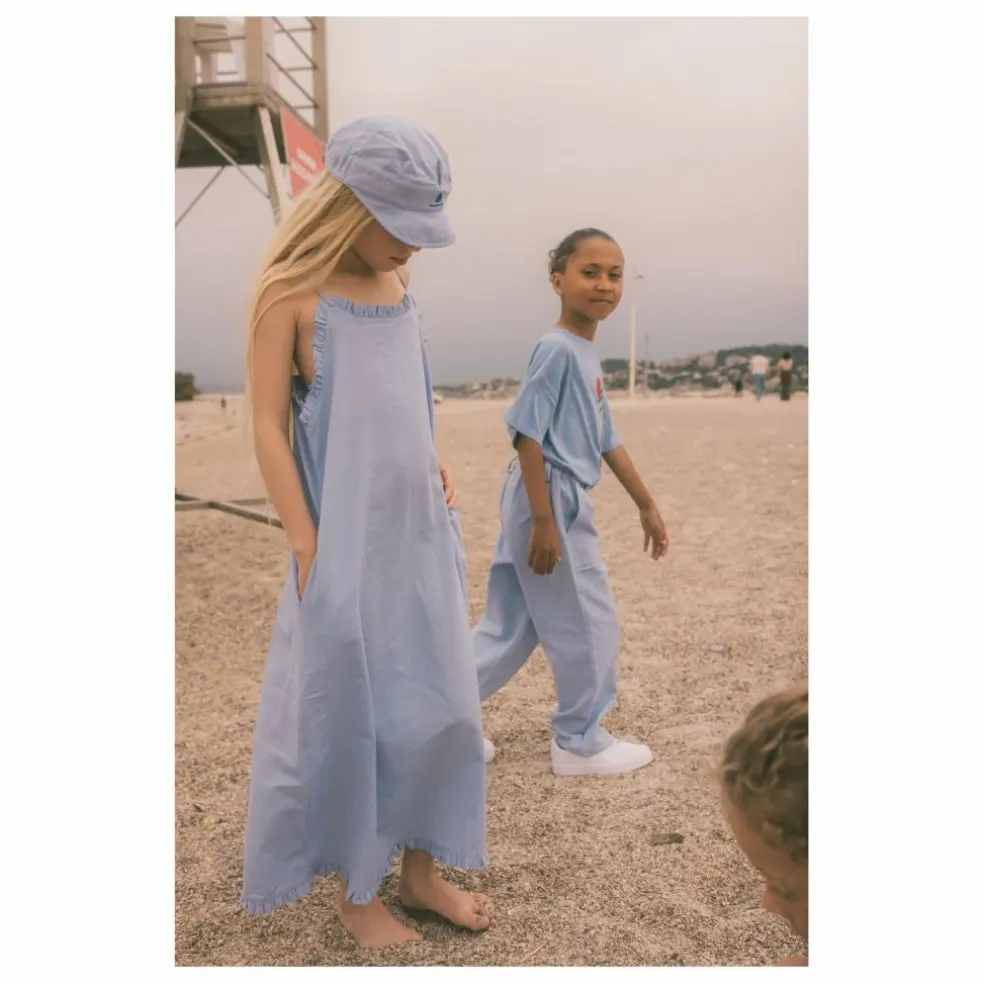 Robe Diane Coton Bio | Bleu Clair