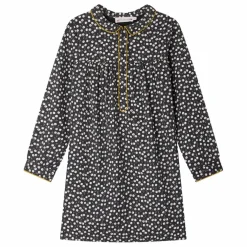 Robe Dorothée Twill | Bleu nuit