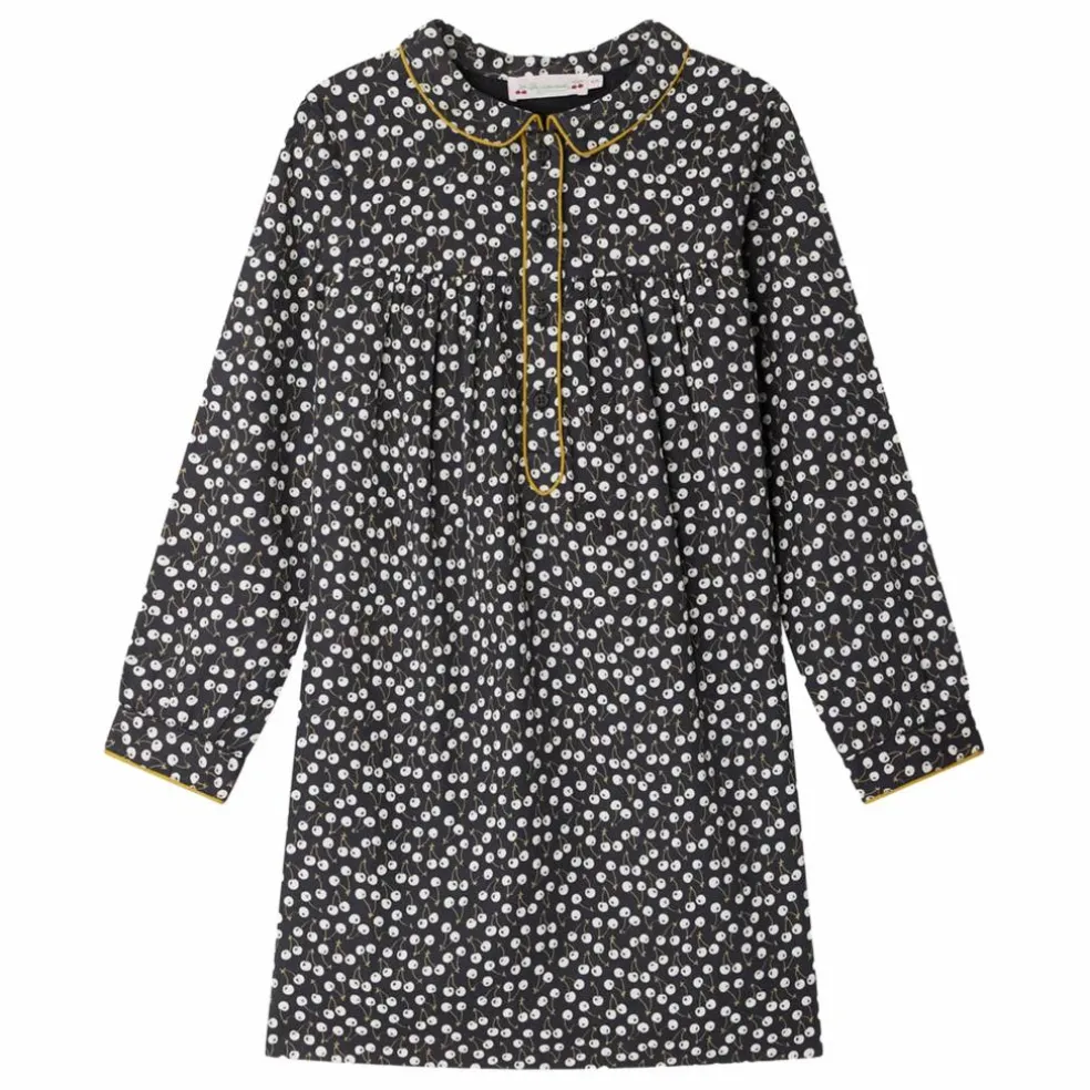 Robe Dorothée Twill | Bleu nuit