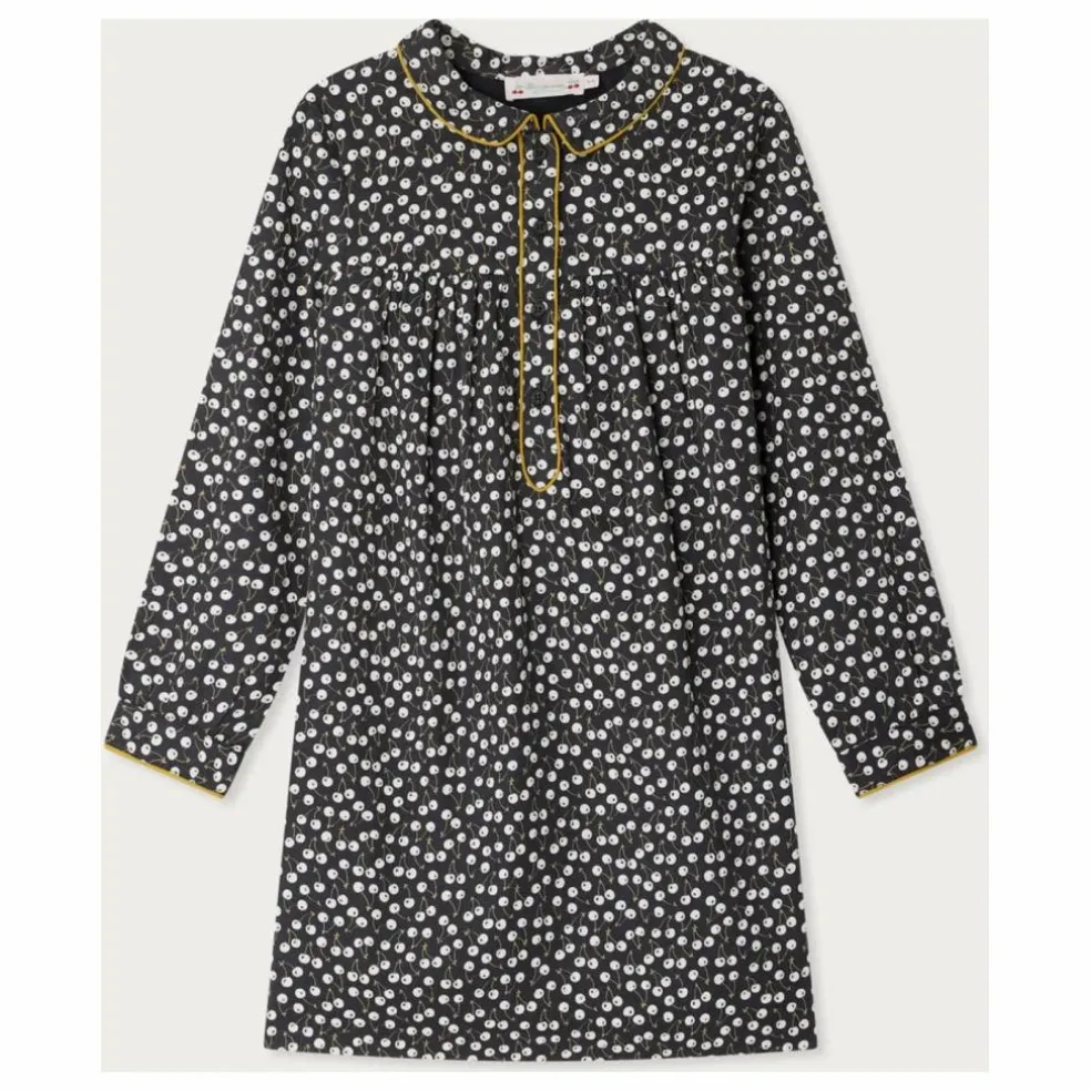 Robe Dorothée Twill | Bleu nuit