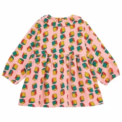 Robe Dés Velours Côtelé Coton Bio | Rose