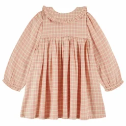 Robe Ecolière Carreaux | Rose pâle