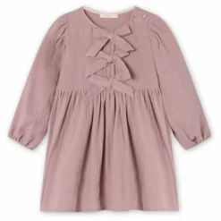 Robe Elmo Nœuds | Bois de rose