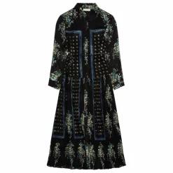 Robe Emilie Soie | Bleu nuit