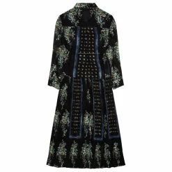Robe Emilie Soie | Bleu nuit