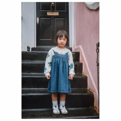 Robe en Jean à Bretelles | Bleu