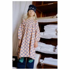 Robe en Jean Rayée | Crème