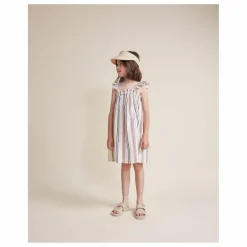 Robe Etnic Rayures | Ecru