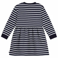 Robe Evasée Rayée | Bleu marine