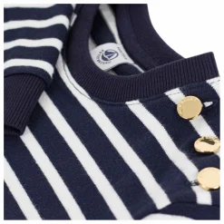 Robe Evasée Rayée | Bleu marine