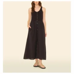Robe Fenix Popeline de Coton | Noir