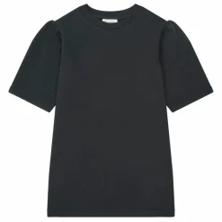 Robe Fille Manches Amples Molleton Bio | Noir