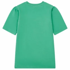 Robe Fille Manches Amples Molleton Bio | Vert