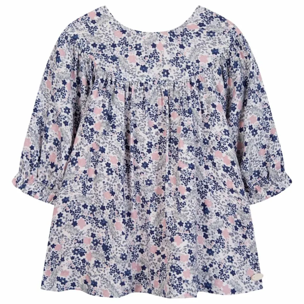 Robe Fleurie | Bleu
