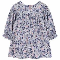 Robe Fleurie | Bleu