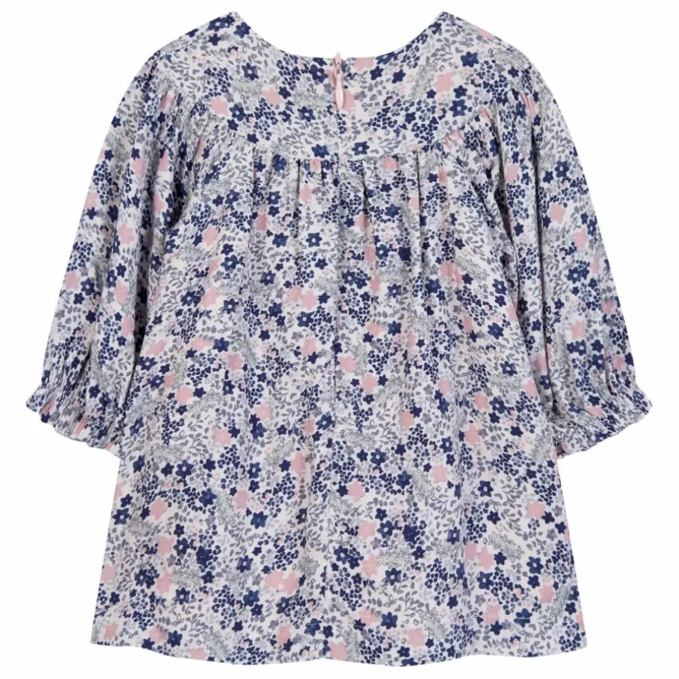 Robe Fleurie | Bleu