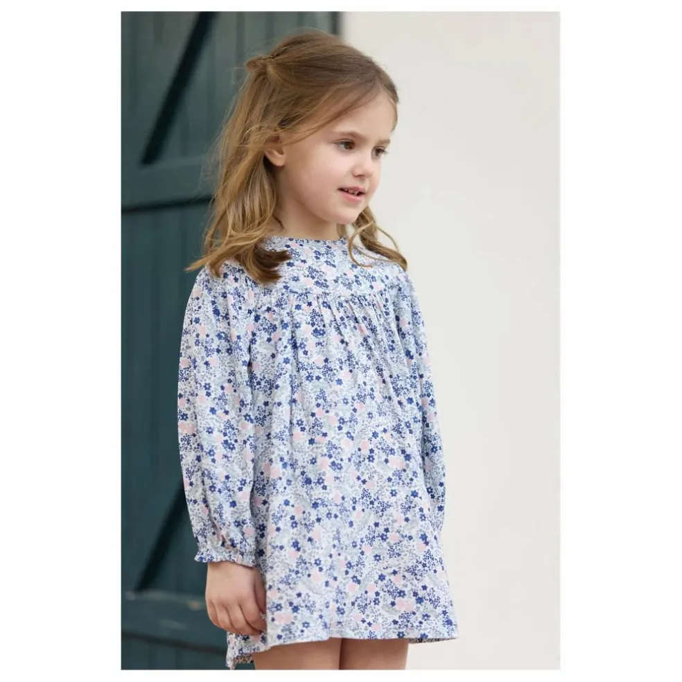 Robe Fleurie | Bleu