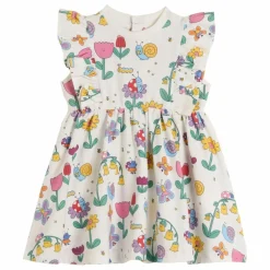 Robe Fleurie | Ivoire