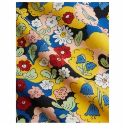 Robe Fleurie Coton Bio | Jaune