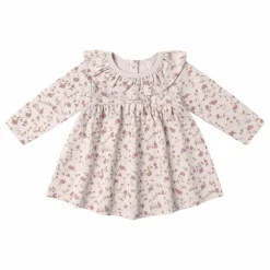 Robe Fleurie Coton Bio | Lilas