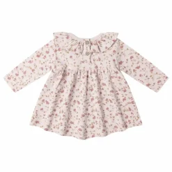 Robe Fleurie Coton Bio | Lilas