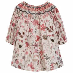 Robe Fleurie Smockée | Nacre