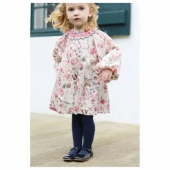 Robe Fleurie Smockée | Nacre